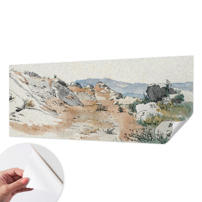 Removable wall mural Rock landscape