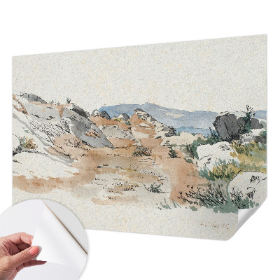 Removable wall mural Rock landscape