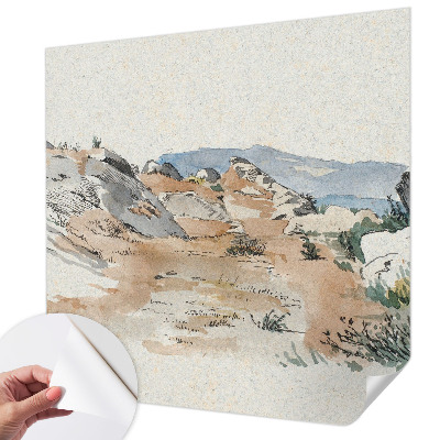 Removable wall mural Rock landscape