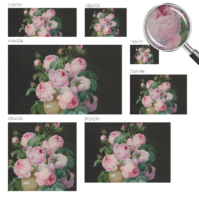 3D wall mural with a floral elegance design