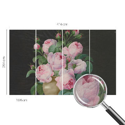 3D wall mural Floral elegance