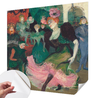 Peel and stick wall mural for bedroom featuring a ballroom dancing scene