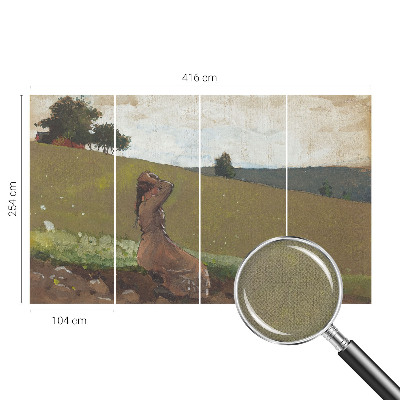 3D photo wallpaper mural with a quiet scene