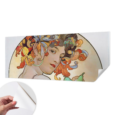 Baby room wall mural Colorful Art Nouveau