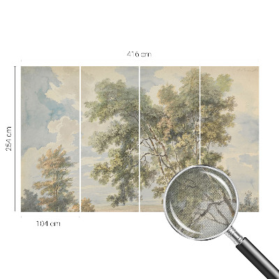 Removable wall mural Romantic nature