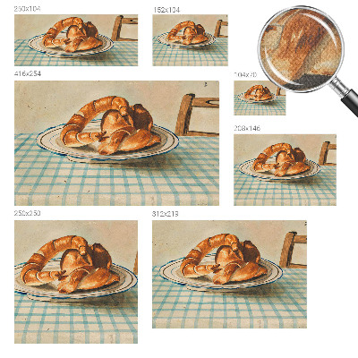 Self-adhesive photo wallpaper Kitchen baked goods