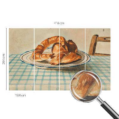 Self-adhesive photo wallpaper Kitchen baked goods