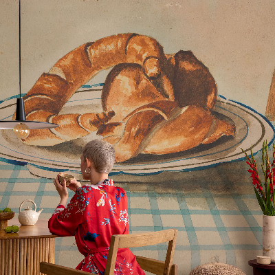 Self-adhesive photo wallpaper Kitchen baked goods
