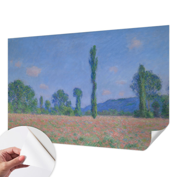 Removable wall mural wallpaper featuring a nature-inspired design