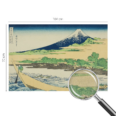 3D wall mural with a panoramic mountain scene