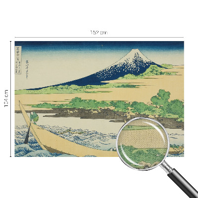 3D wall mural with a panoramic mountain scene