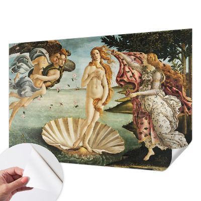Children's wall mural featuring Botticelli's 