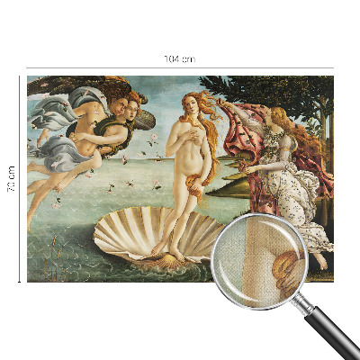 Children's wall mural featuring Botticelli's 