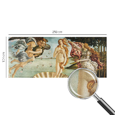 Children's wall mural featuring Botticelli's 
