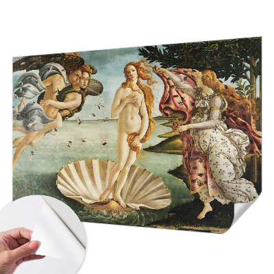 Children's wall mural featuring Botticelli's 