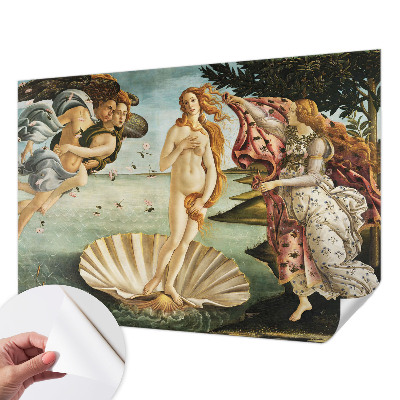 Children's wall mural featuring Botticelli's 