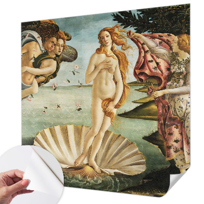Children's wall mural featuring Botticelli's 