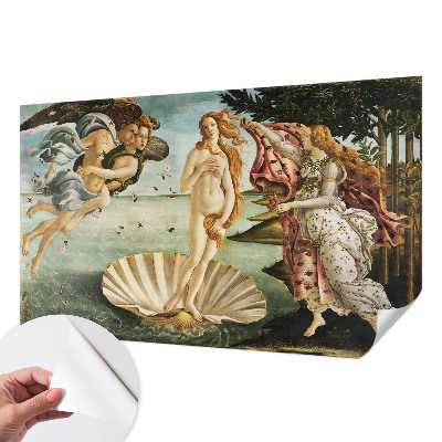 Children's wall mural featuring Botticelli's 