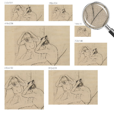 Nursery wall mural Artistic elegance