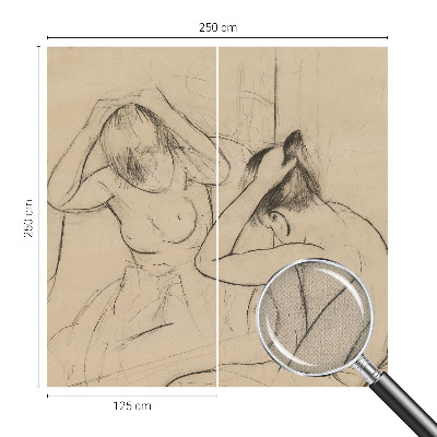 Nursery wall mural Artistic elegance