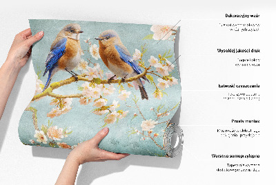 Peel and stick wall mural featuring an artistic depiction of a couple