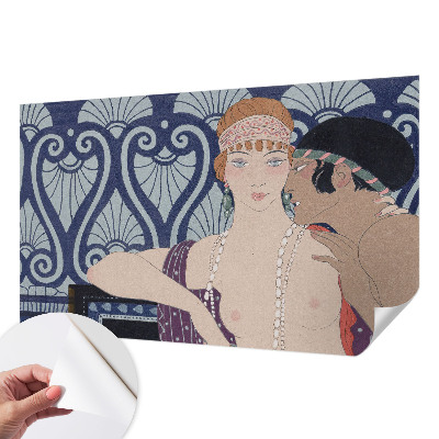 Peel and stick wall mural Artistic couple