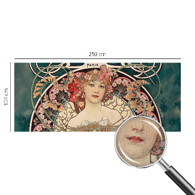 Peel and stick wallpaper mural Floral symmetry