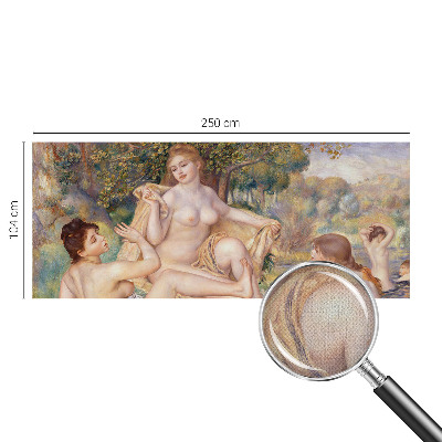 Self-adhesive photo wallpaper with an image of women resting