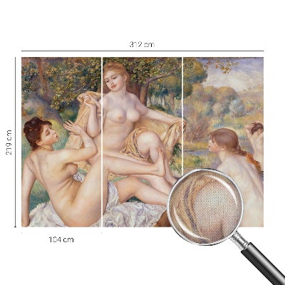 Self-adhesive photo wallpaper with an image of women resting