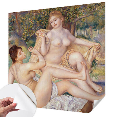 Self-adhesive photo wallpaper with an image of women resting