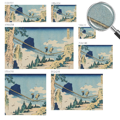 Stick-on wall mural Mountain Bridge