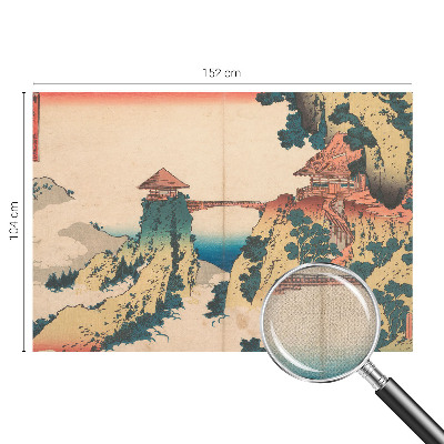 3D wall mural featuring a picturesque landscape