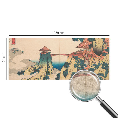 3D wall mural featuring a picturesque landscape