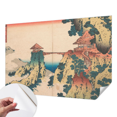 3D wall mural featuring a picturesque landscape