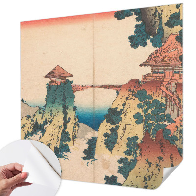 3D wall mural featuring a picturesque landscape
