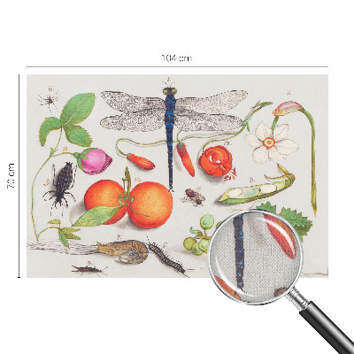 3D photo wallpaper mural Nature illustration