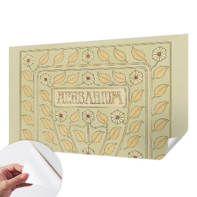 Children's wall mural Plant ornament