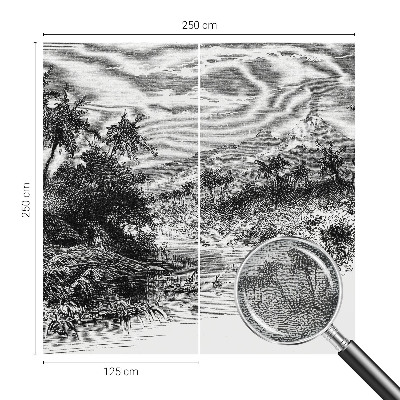 Removable wall mural Exotic panorama