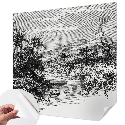 Removable wall mural Exotic panorama