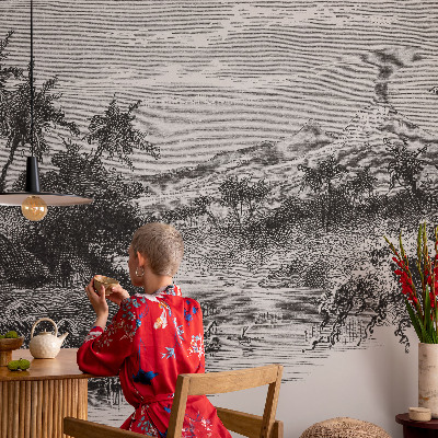 Removable wall mural Exotic panorama