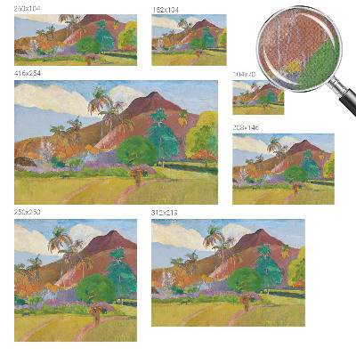 Peel and stick wall mural for bedroom Exotic nature