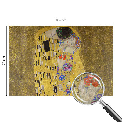 Children's wall mural Art Nouveau couple