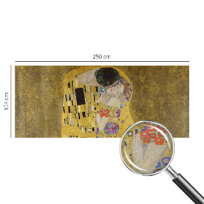 Children's wall mural Art Nouveau couple