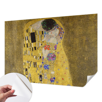 Children's wall mural Art Nouveau couple