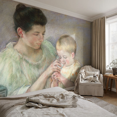 Peel and stick wall mural Parental care