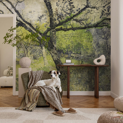 Baby room wall mural Spring park