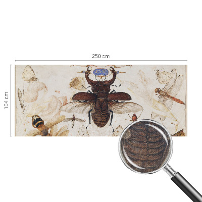 Peel and stick wall mural with a natural harmony design