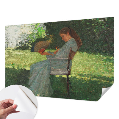 Peel and stick wallpaper mural with the 