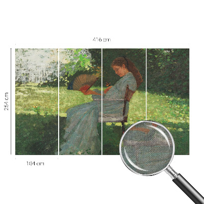 Peel and stick wallpaper mural Summer Harmony