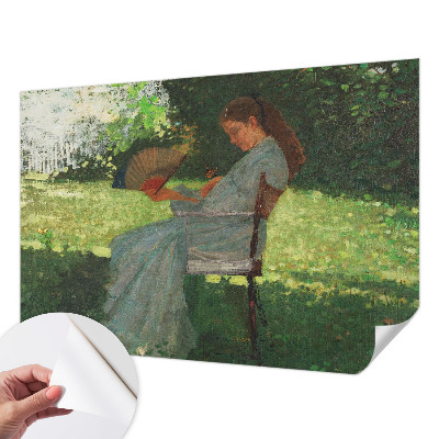 Peel and stick wallpaper mural with the 